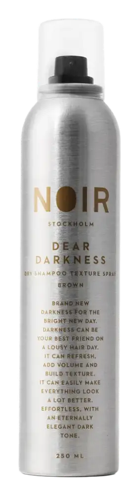 Noir Stockholm Dear Darkness Dry Shampoo Texture Spray Brown