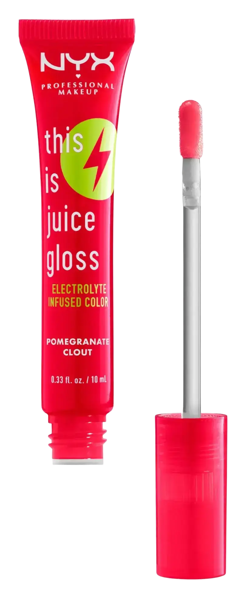 NYX Cosmetics This is Juice Gloss Hydrating Lip Gloss Pomegranate Clout