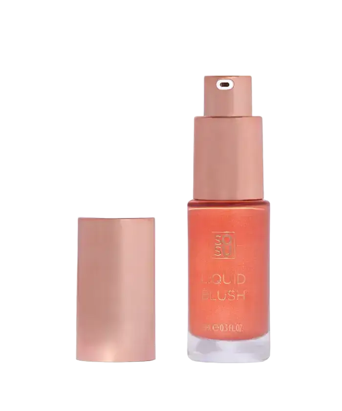 SOSU Cosmetics Liquid Blush Peach Keen