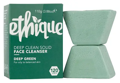 Ethique Deep Green Deep Clean Solid Face Cleanser