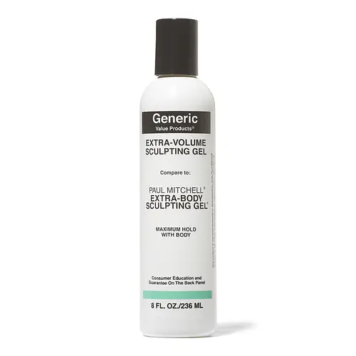 Generic Value Products Extra Volume Sculpting Gel Compare to Paul Mitchell Extra-Body Sculpting Gel