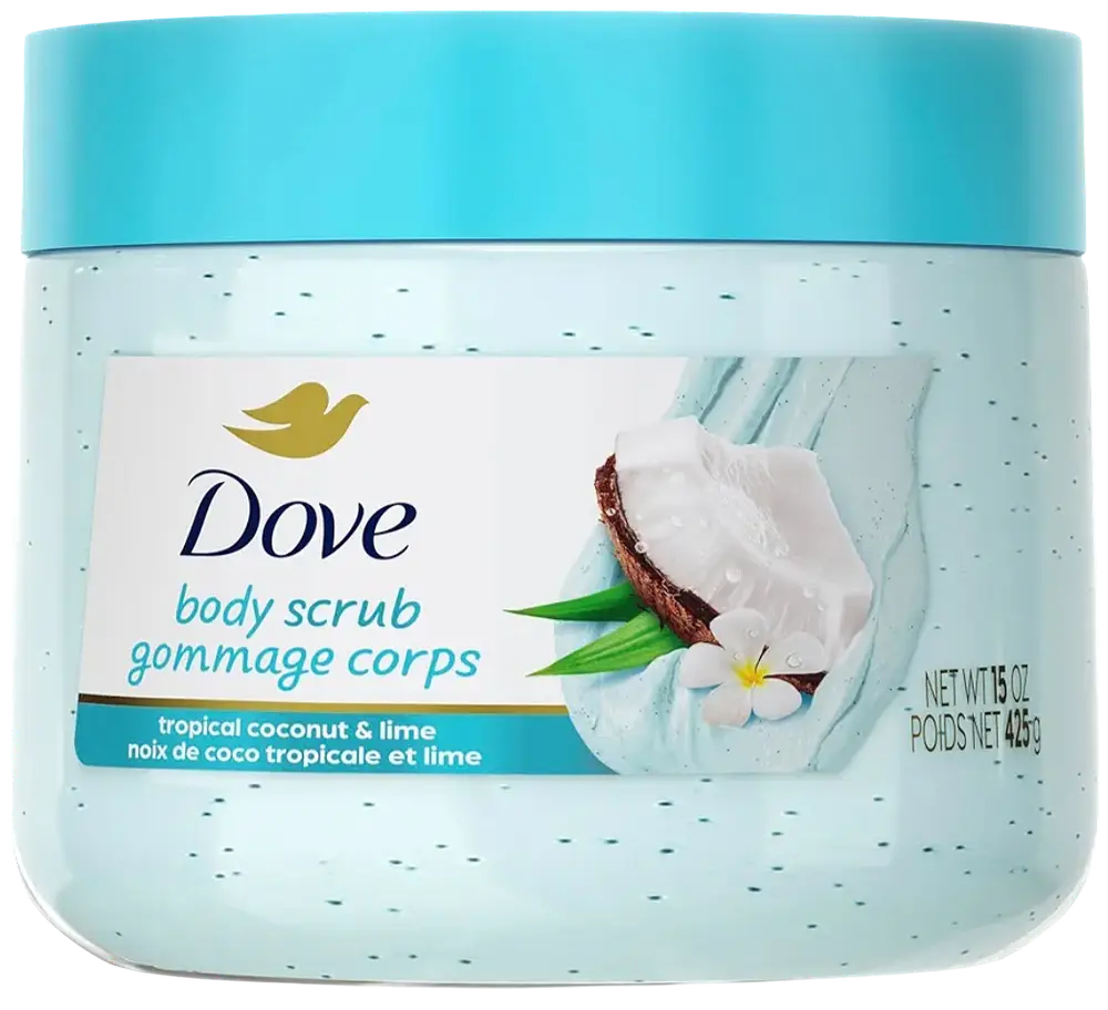 Dove Body Scrub Tropical Coconut & Lime