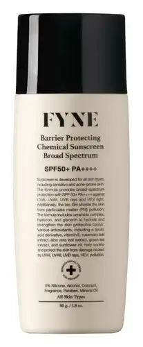 Fyne Barrier Protecting Chemical Sunscreen Broad Spectrum SPF50+ PA++++