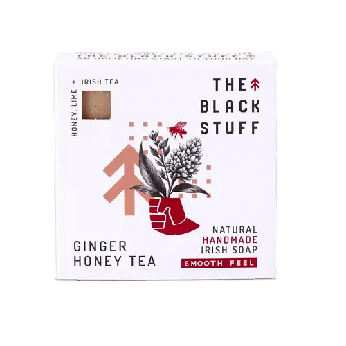 The Black Stuff Ginger Honey Tea Natural Handmade Irish Soap