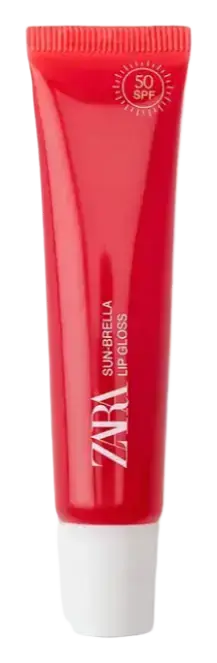 Zara Sun-Brella Lip Gloss SPF 50 Raspberry