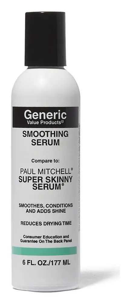 Generic Value Products Smoothing Serum Compare to Paul Mitchell Super Skinny Serum