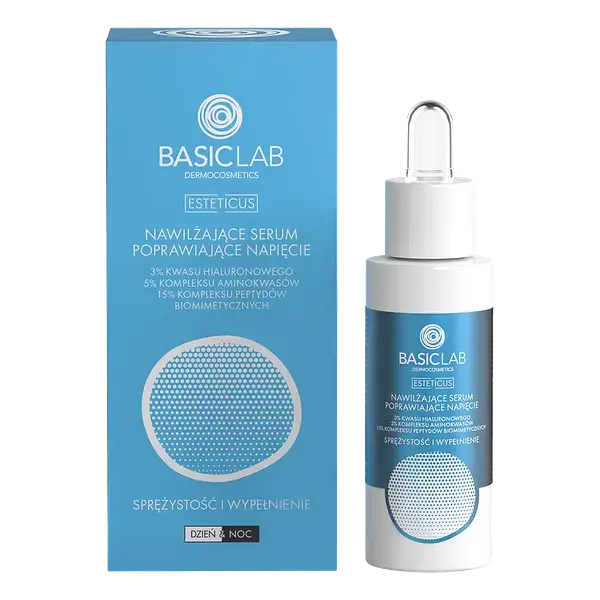BasicLab Esteticus Nawilżające Serum Poprawiające Napięcie 3% Hyaluronic Acid