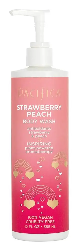 Pacifica Body Wash Strawberry Peach