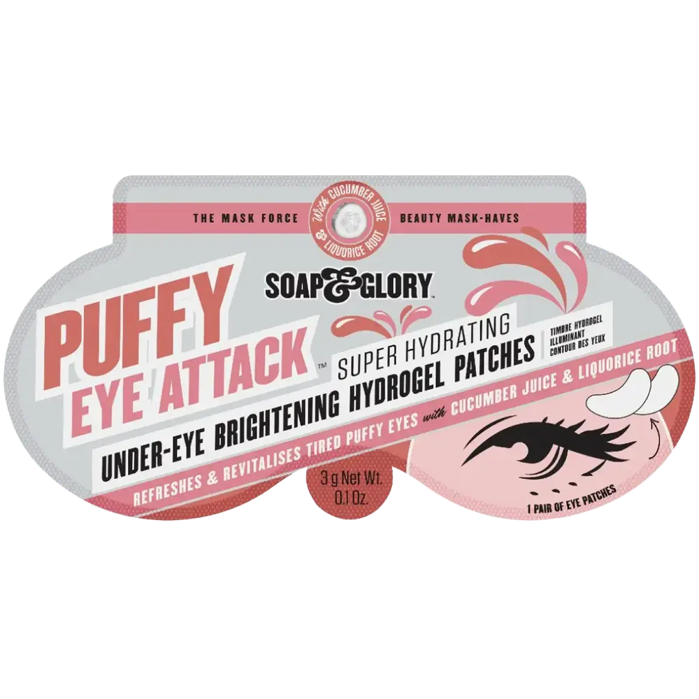 Soap & Glory Puffy Eye Attack Under-Eye Brightening Hydrogel Patches
