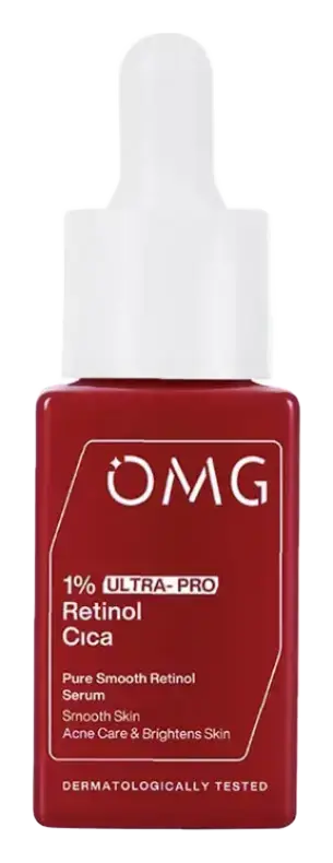 OMG Beauty 1% Ultra-Pro Retinol Cica Pure Smooth Serum