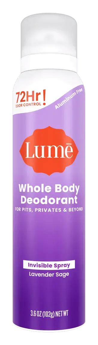 Lume Invisible Spray Deodorant Lavender Sage