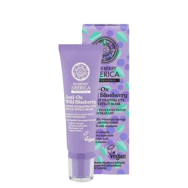 Natura Siberica Anti-Ox Wild Blueberry Super Hydrating Eye Patch-Effect Mask