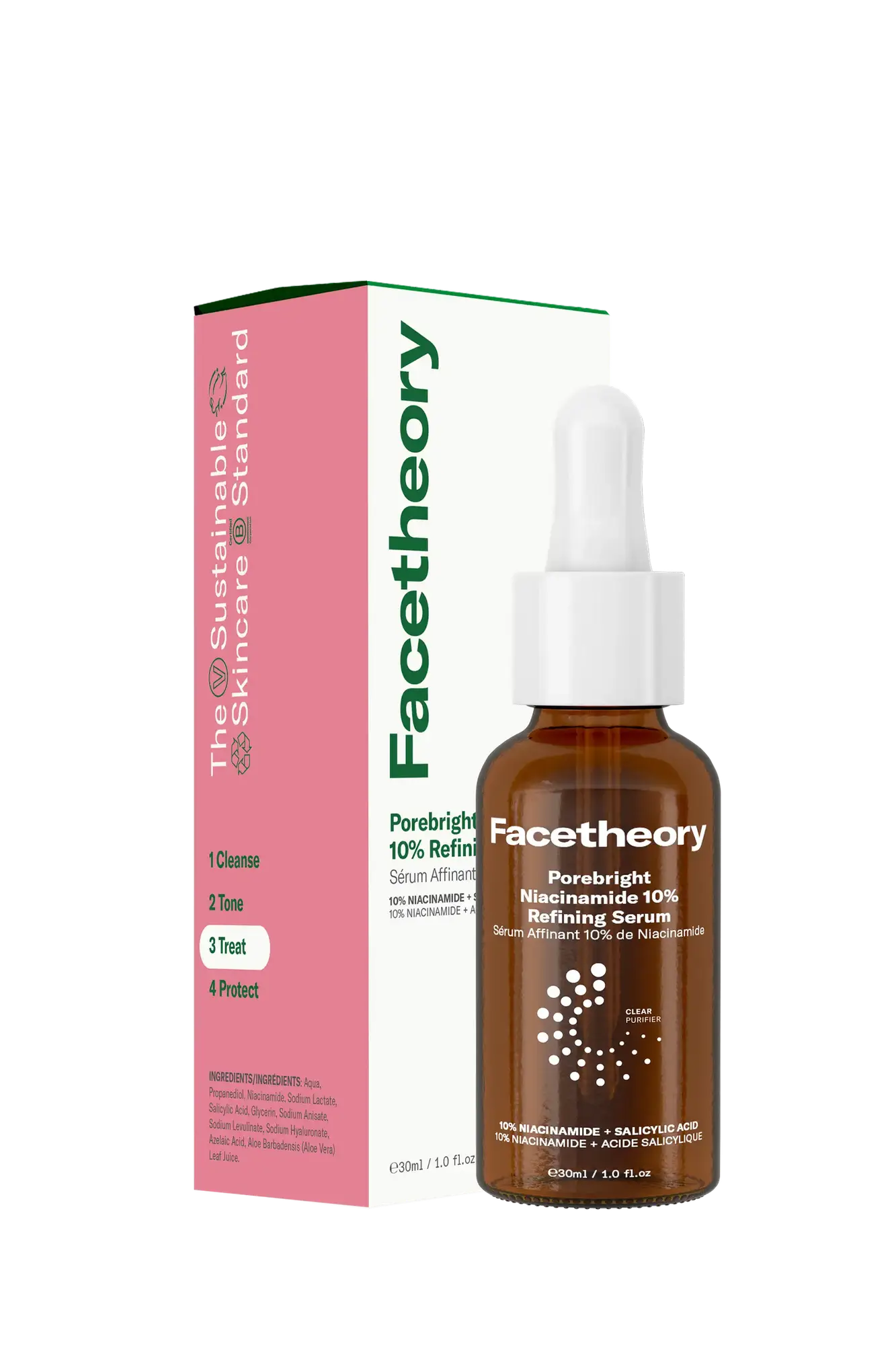 FaceTheory Porebright Niacinamide 10% Refining Serum