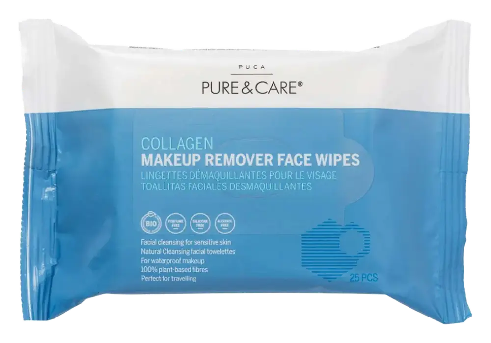 Puca – Pure & Care Collagen Makeup Remover Face Wipes