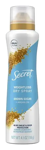 Secret Weightless Dry Spray Brown Sugar + Argan Oil