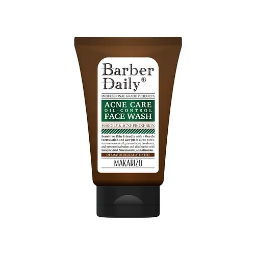 Makarizo Barber Daily Acne Care and Oil Control Face Wash