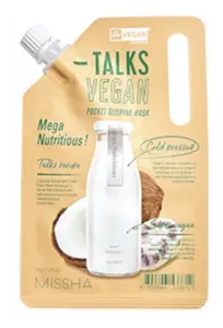 Missha Talks Vegan Pocket Sleeping Mask Mega Nutritious