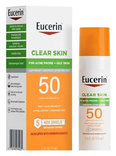 Eucerin Clear Skin SPF 50 Face Sunscreen