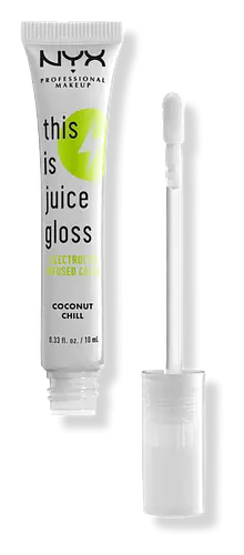 NYX Cosmetics This is Juice Gloss Hydrating Lip Gloss Coconut Chill