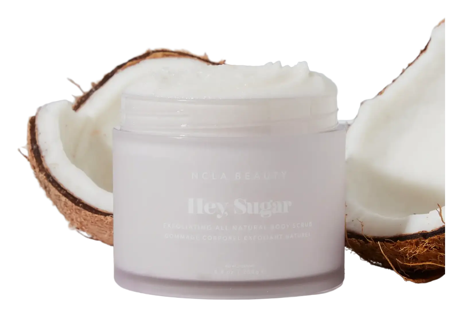 NCLA Beauty Hey, Sugar Exfoliating All Natural Body Scrub Coconut Vanilla