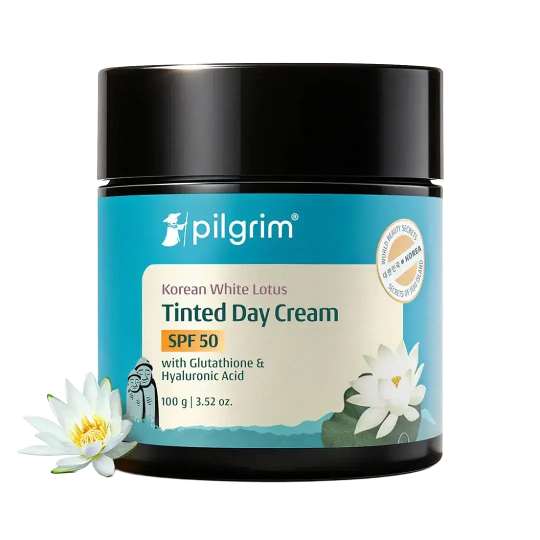 Pilgrim Korean White Lotus Tinted Day Cream SPF 50