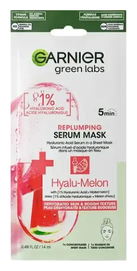 Garnier Hyalu-Melon Replumping Serum Sheet Mask