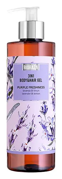 Biobaza 3in1 Shower Gel Purple Freshness