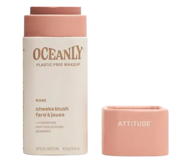 ATTITUDE Oceanly Cream Blush Stick Rose