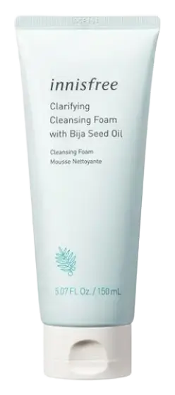 innisfree Clarifying Cleansing Foam With Bija Seed Oil