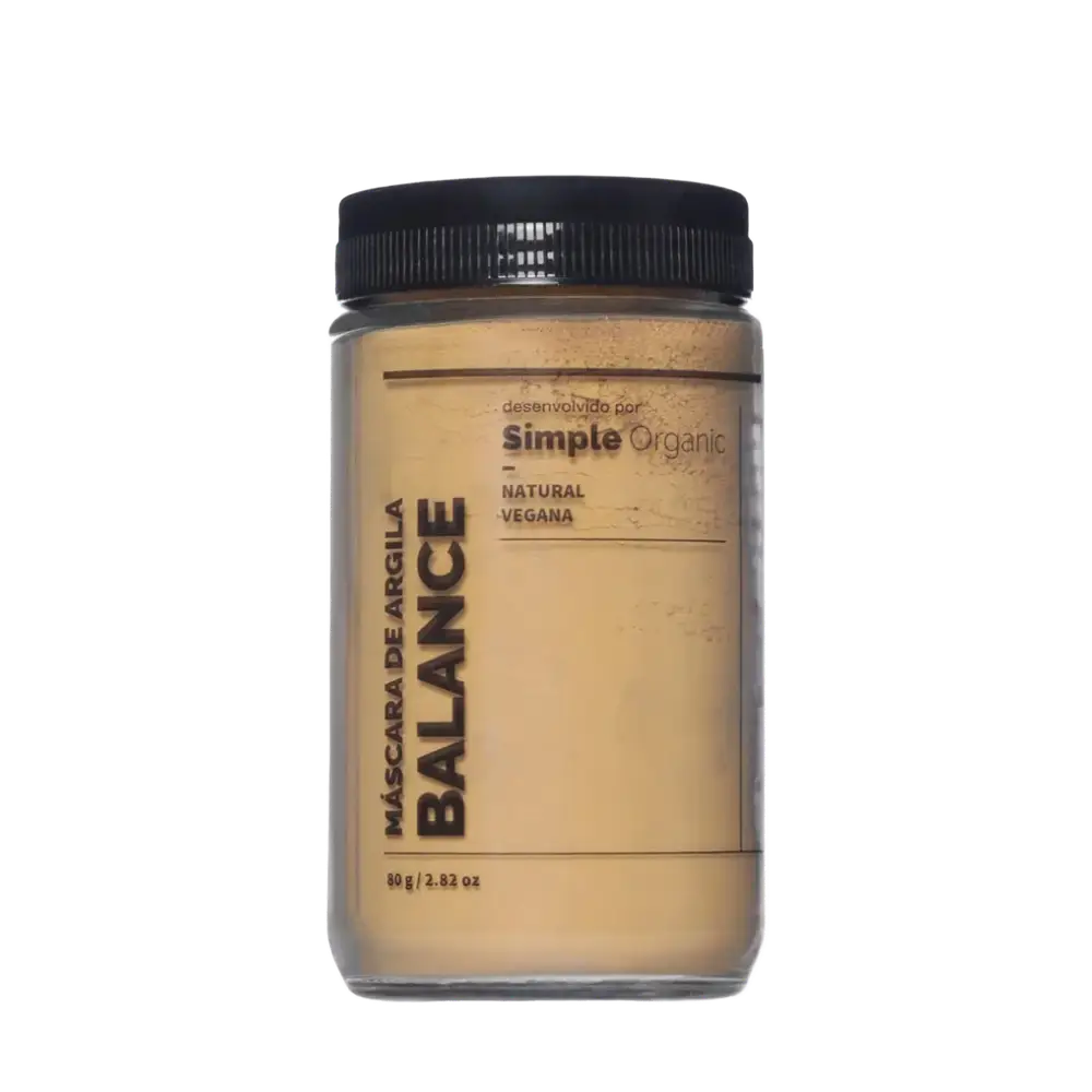 Simple Organic Máscara De Argila Balance