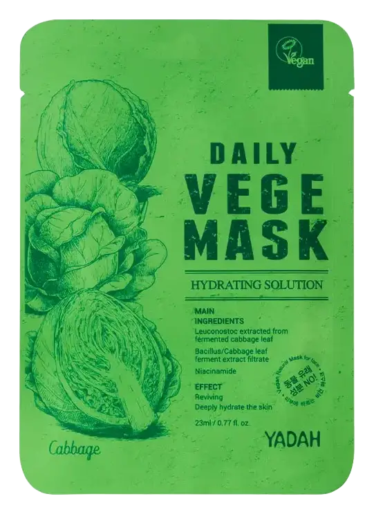 Yadah Cosmetics Daily Vege Mask Cabbage