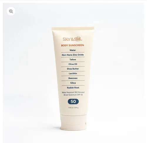 Sky And Sol Body Sunscreen SPF 50