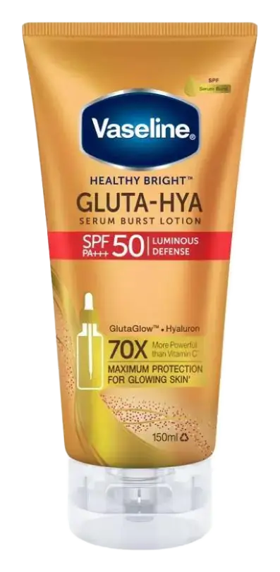 Vaseline Gluta-Hya Serum Burst Luminous Defense Sunscreen SPF 50 Philippines
