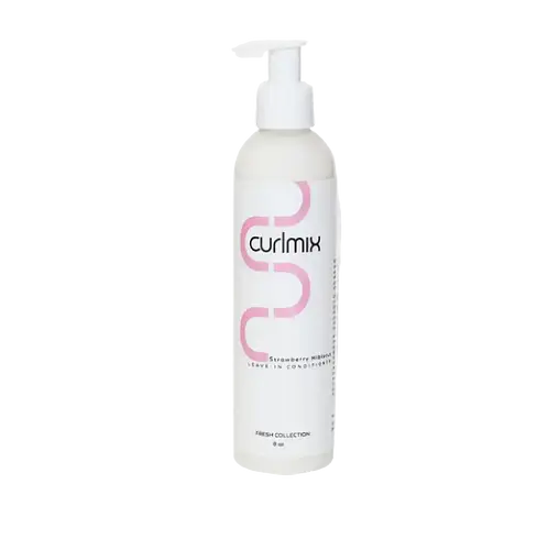 Curlmix Leave-In Conditioner – Strawberry Hibiscus With Grapeseed Oil & Slippery Elm