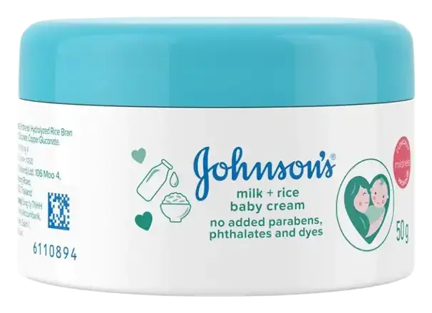Johnson's Baby Milk And Rice Cream