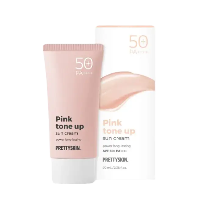 Pretty Skin Sun Cream SPF 50+ Pink Tone Up