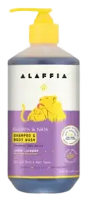 Alaffia Kids Shampoo & Body Wash Lemon Lavender