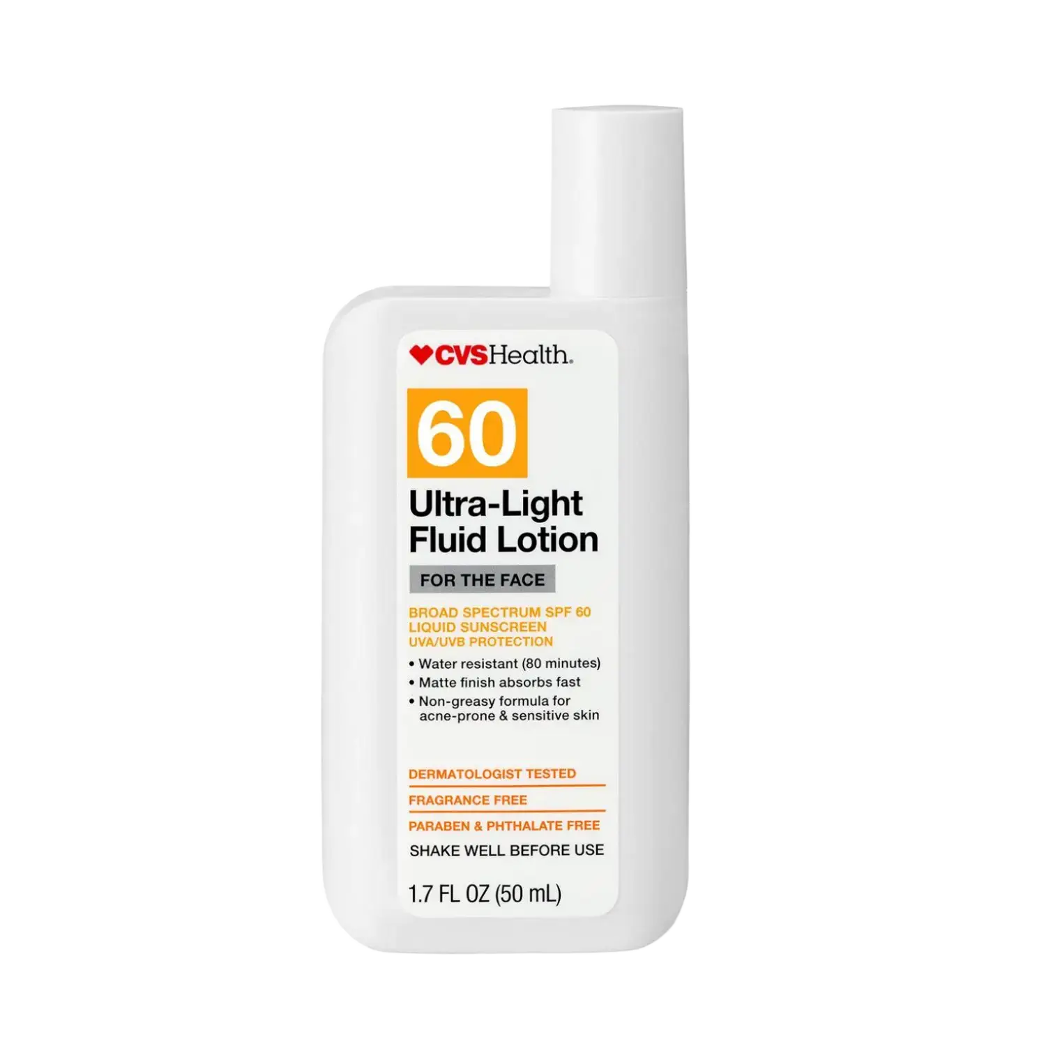 CVS Health Ultra-Light Fluid Lotion SPF 60