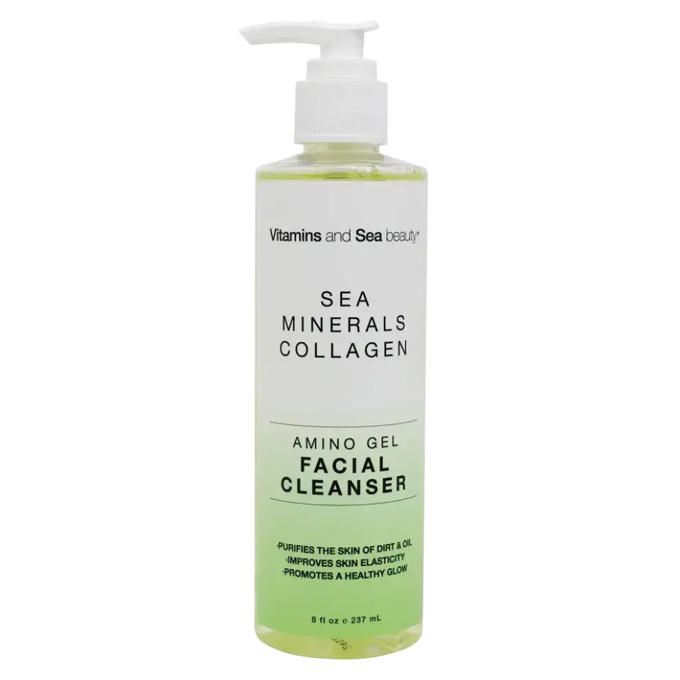 Vitamins and Sea beauty Sea Minerals + Collagen Amino Gel Facial Cleanser
