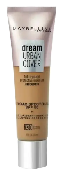 Maybelline Dream Urban Cover Foundation SPF50 330 Toffee