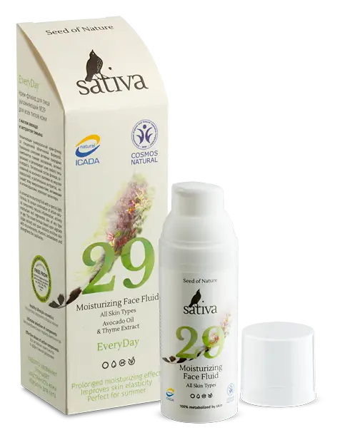 Sativa Moisturizing Face Fluid No.29