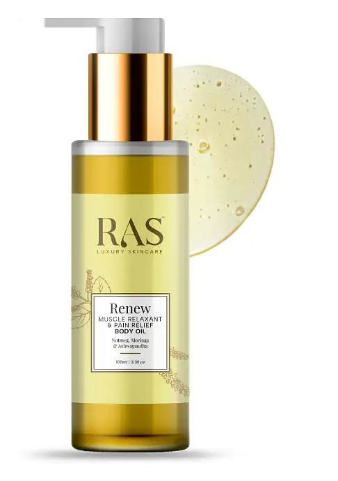 RAS Luxury Oils Renew Muscle Relaxant & Pain Relief Body Oil