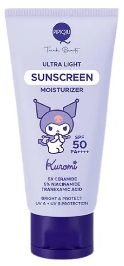 Pipiqiu Ultra Light Sunscreen Moisturizer Bright & Protect SPF 50