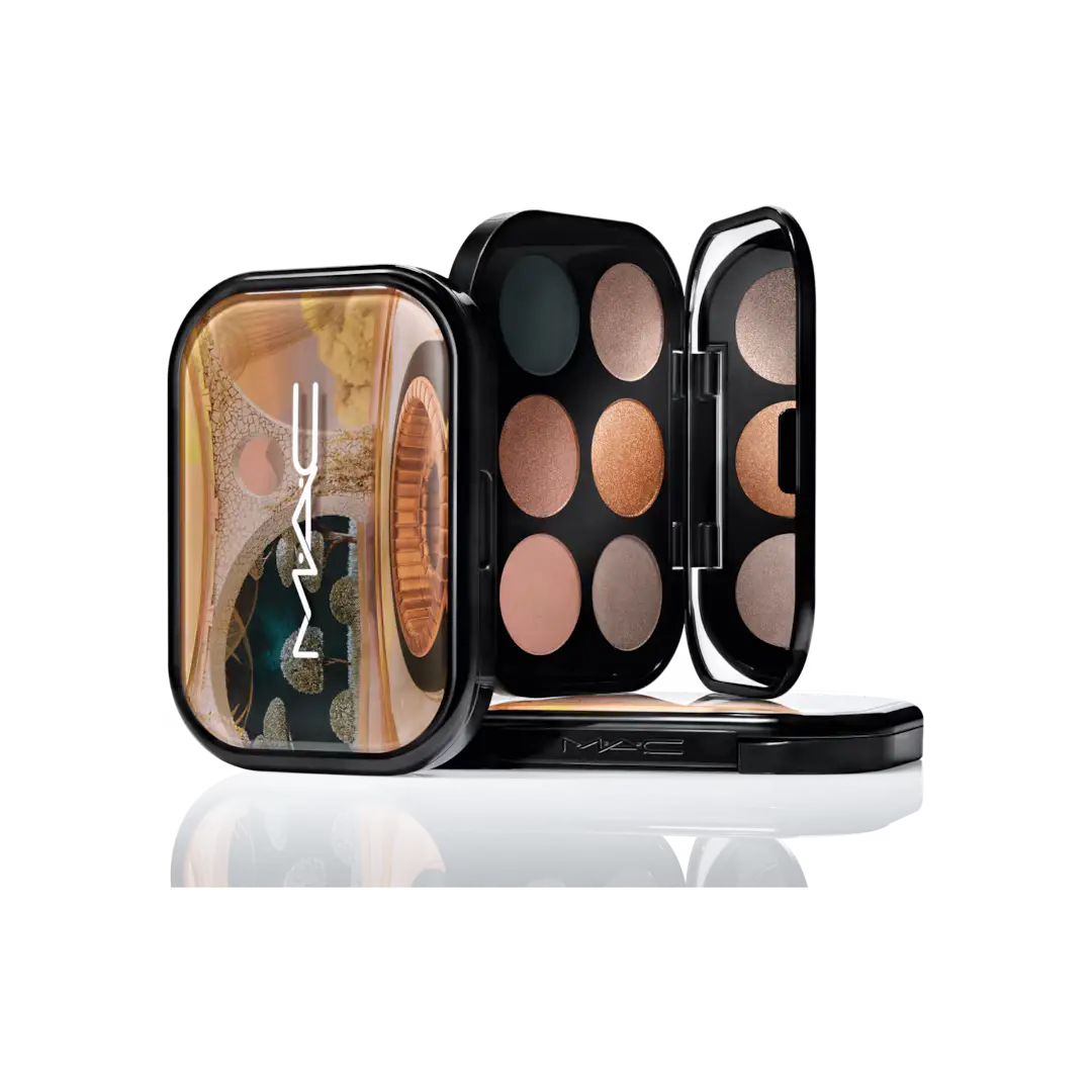 Mac Cosmetics Connect In Colour Eye Shadow Palette Bronze Influence