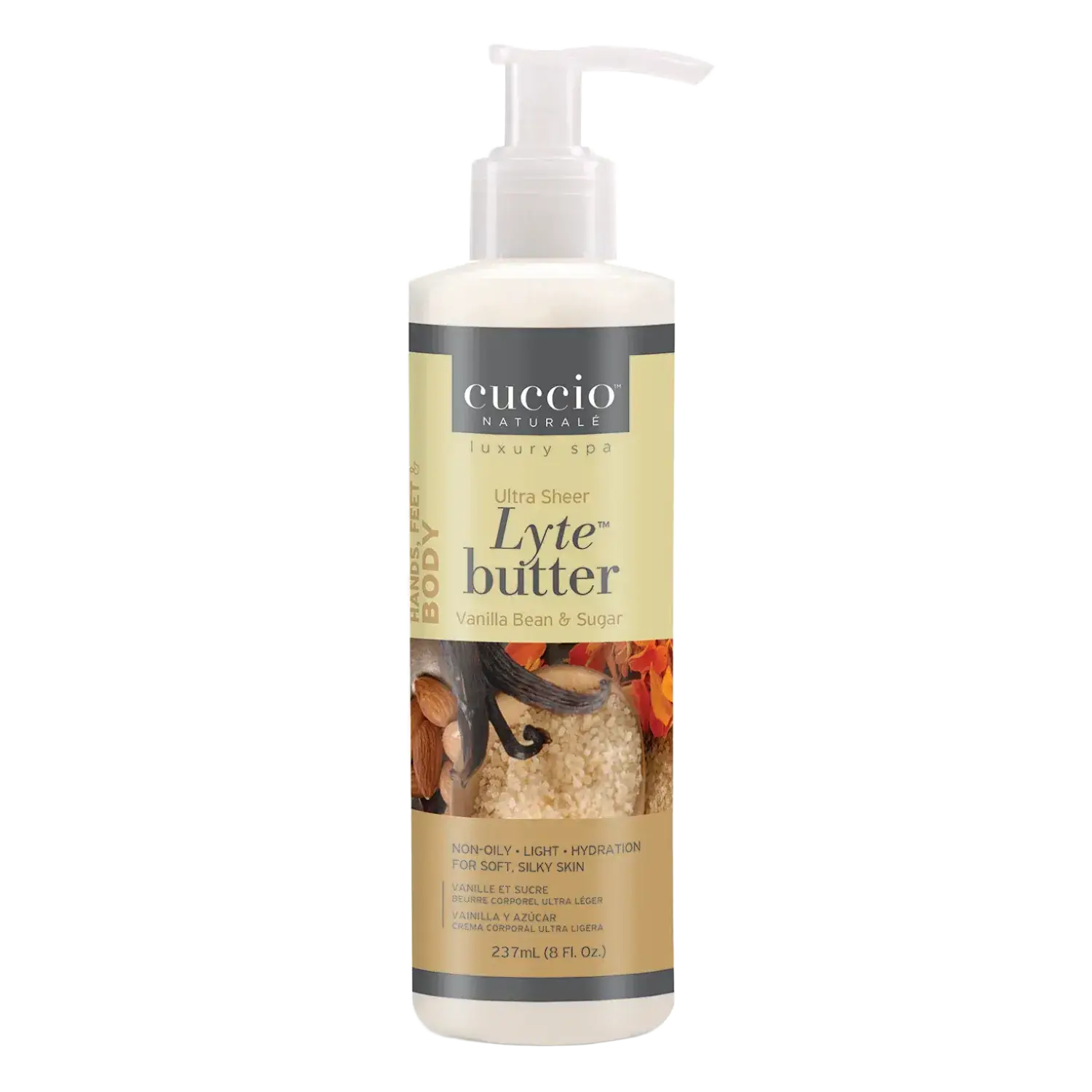 Cuccio Lyte Ultra Sheer Body Butter Vanilla Bean & Sugar