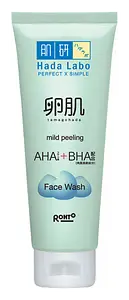 Hada Labo Tamagohada Mild Peeling AHA+BHA Face Wash