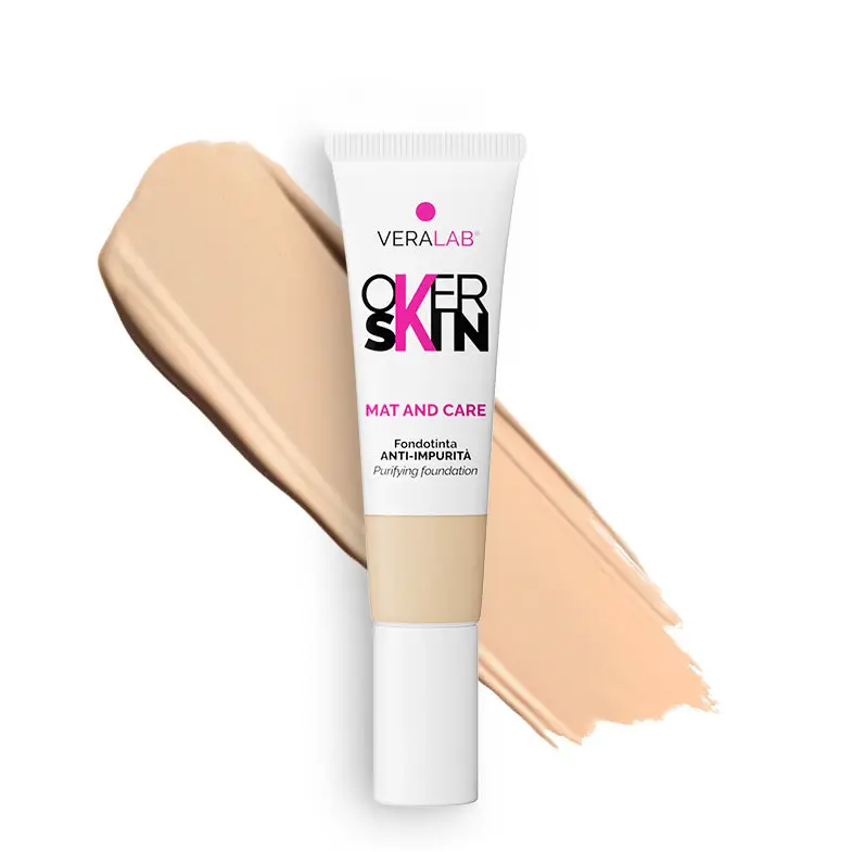VeraLab Mat And Care Purifying Foundation 3,5 Light Honey