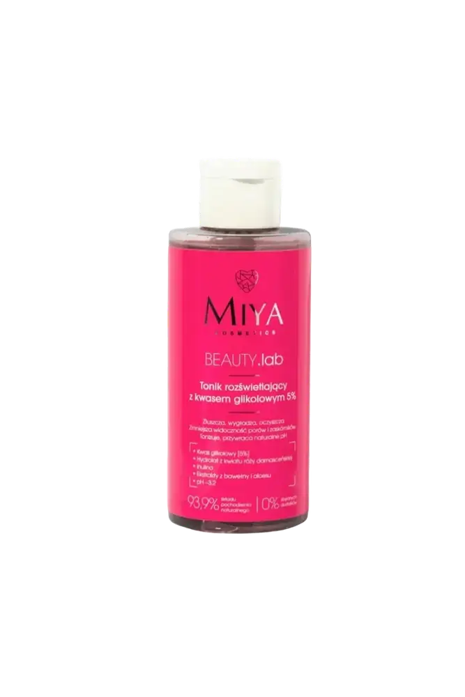 Miya Cosmetics Tonik Rozświetlający Z Kwasem Glikolowym 5%