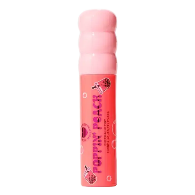 Revolution Beauty I Heart Revolution Bubble Tea Milky Blush + Lip Tint Poppin' Peach