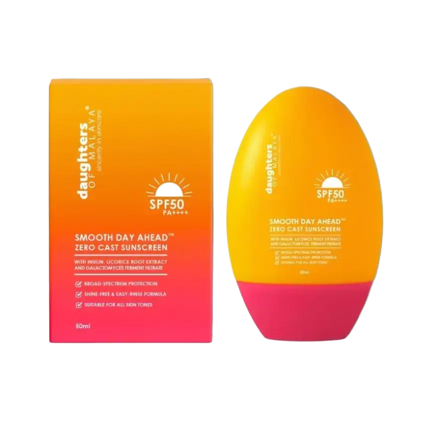 Daughters of Malaya Smooth Day Ahead Zero Cast Sunscreen SPF 50